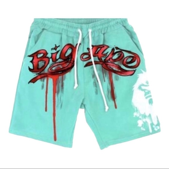 𝅺bang Biz Big Ape Shorts turquoise - Picture 1 of 7